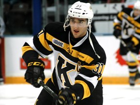 Captain Stephen Desrocher said it is back to work for the Kingston Frontenacs after the club was outscored 11-1 in losses to the Oshawa Generals and Erie Otters last week. (The Canadian Press)
