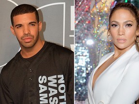 Drake and Jennifer Lopez have reportedly called it quits. (AFP/Getty Images photos)