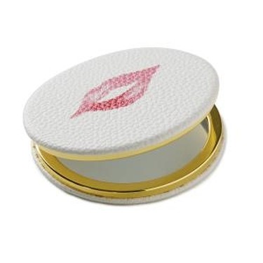 Something more demure? The Lips Mirror Compact fits the bill; Hallmark.com.