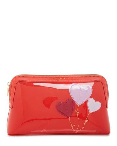 - It&rsquo;s in the bag with the adorable Ted Baker heart-adorned makeup bag; $59, tedbaker.com/ca.