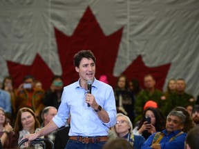 Prime Minister Justin Trudeau takes part in a town hall meeting, in Yellowknife, Northwest Territories, on Friday, Feb. 10, 2017. THE CANADIAN PRESS/Sean Kilpatrick