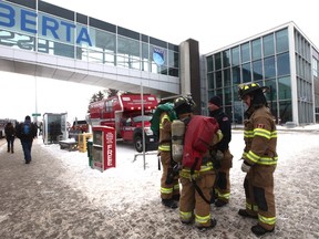 A fire in a physics lab forced the evacuation of six wings of Northern Alberta Institute of Technology on Friday. David Bloom/Postmedia