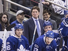 Maple Leafs coach Mike Babcock isn't overly concerned that only two teams surrender more shots. Craig Robertson/Postmedia