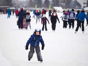 Skaters were enjoying the Rideau Canal Saturday on the second weekend of Winterlude. On Sunday, Ottawa is expected to be hit with a snowstorm