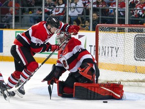 With a huge game today, the 67’s need to rebound from an “ugly” loss to the Owen Sound Attack yesterday. (Ashley Fraser/Postmedia Network Files)