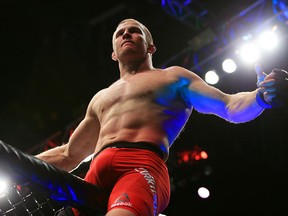 Misha Cirkunov celebrates his victory over Nikita Krylov during UFC 206 at Air Canada Centre on December 10, 2016 in Toronto. (Vaughn Ridley/Getty Images)