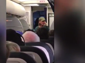 A screen grab showing a United Airlines pilot's epic rant.