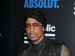 TV Personality Nick Cannon at a celebration of music with Republic Records, in partnership with Absolut and Pryma, at Catch LA on February 12, 2017 in West Hollywood, California. (Photo by Jemal Countess/Getty Images for Republic Records)