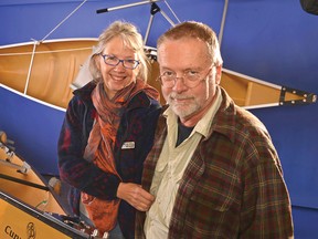 After adapting to fly fishing in Alberta, Joe Cunningham realized that his beloved canoe wouldn’t cut it. With the help of a number of individuals in Pincher Creek and beyond, Cunningham designed and created the Chironomid — and a new local company: Cunningham Boats. He said he wouldn’t be where he is without his wife Janice Day.  | Contributed photos/Cunningham Boats