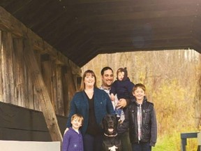 Danielle and Jaimie Mezzatesta and their three children. Danielle Mezzatesta was killed in a vehicle collision in January. A March 4 benefit for her husband and their three boys has been organized by friends of the family.
Submitted photo for SARNIA THIS WEEK