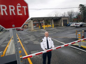 Miguel Begin, the chief of operations for the Canada Border Services Agency's Stanstead sector, stands at the Canadian port of entry in Stanstead, Que., on Nov. 14, 2012. (Toby Talbot/AP Photo/Files)