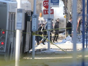 Police are investigating the stabbing death of a Winnipeg bus driver, the attack took place on campus, at the University of Manitoba. Tuesday, February 14, 2017. Chris Procaylo/Winnipeg Sun/Postmedia Network