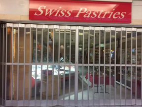 All four of retailer Swiss Pastries locations  — a fixture in Ottawa for more than 50 years — were closed on Tuesday.