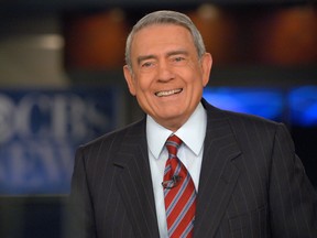 Dan Rather anchors his last CBS Evening News broadcast from the CBS Broadcast Center in New York on Wednesday, March 9, 2005. Rather says the “Russia scandal” may be bigger than Watergate.
