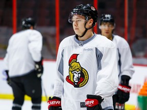 Curtis Lazar’s agent, J.P. Barry, could ask the Senators to trade the young forward when they meet on Saturday. (Errol Mcghihon/Postmedia network)