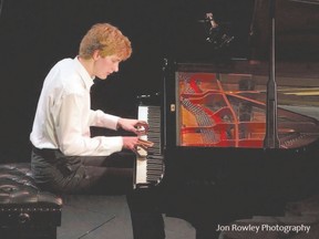 Calgary-born pianist Jan Lisiecki, 21, subject of the CBC documentary The Reluctant Prodigy, will bring prodigious talent to London Friday. (Jon Rawley photo)