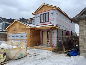Two subdivision projects are under construction in the north part of Lucan, which is drawing commuters from London, retirees and even Toronto buyers. (MIKE HENSEN, The London Free Press)
