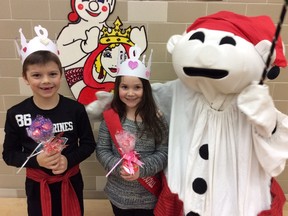 Students and staff at Sudbury’s École St-Dominique celebrated the official launch of their 2017 Winter Carnival earlier this week. Supplied photo
