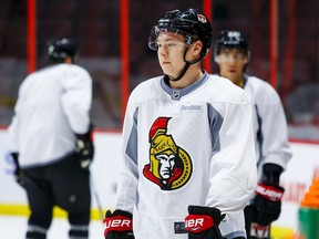 The Senators will have Curtis Lazar back on the ice as they take on the Devils in New Jersey on Thursday night. (Errol McGihon/Postmedia)