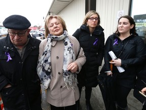 Ana Fric, her husband Josip and a cousin came to court Thursday, Feb. 16, 2017 to face Dr. Mohammed Shamji in a brief video court appearance. Shamji is charged with first-degree murder in his wife Dr. Elana Fric-Shamji's December death. (TORONTO SUN/FILES)