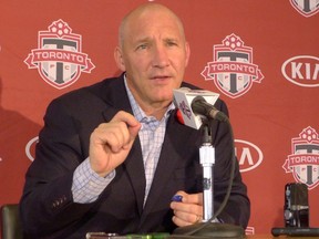 Toronto FC president Bill Manning says, ‘For a team to come into Toronto and try and compete with TFC, have fun with that’. (Neil Davidson/CP)