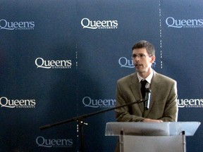 James Fraser was awarded the 3M National Teaching Fellowship for his instruction in physics. He has received a different award for teaching every year that he has been at Queen's. (Rachel Levy-McLaughlin/For The Whig-Standard)