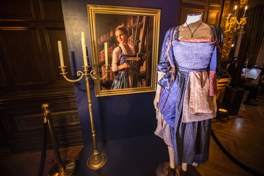 Belle's costume from the film Beauty and the Beast on display at Casa Loma on Thursday February 16, 2017. The exhibit runs this family day weekend. Craig Robertson/Toronto Sun/Postmedia Network