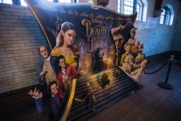Many of the posters on display at the Beauty and the Beast  exhibit at Casa Loma  on Thursday February 16, 2017. The exhibit runs this family day weekend. Craig Robertson/Toronto Sun/Postmedia Network