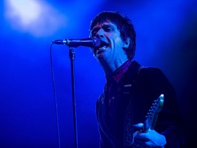 Johnny Marr performs for fans during Splendour in the Grass on July 24, 2015 in Byron Bay, Australia. (Photo by Cassandra Hannagan/Getty Images)