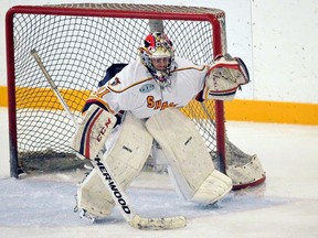 Wallaceburg's Emma Gorski plays for the Barrie Sharks in the Provincial Women's Hockey League. (Contributed Photo)