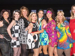 A Seventies-themed bowling team show off their groovy garb during last year's Big Brothers Big Sisters' Bowl For Kids Sake fundraiser. This year's event will be held Saturday, March with a superhero theme.
Handout/SARNIA THIS WEEK