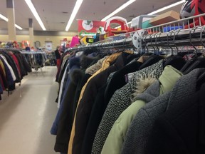 Forgotten coats in Kingston follow a path from the bars where they're left behind through Value Village to the Kingston Street Mission. (Rachel Levy-McLaughlin/For The Whig-Standard)