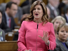 Interim Conservative Leader Rona Ambrose asks a question during Question Period in the House of Commons in Ottawa, Monday, Feb.13, 2017. (THE CANADIAN PRESS/Adrian Wyld)
