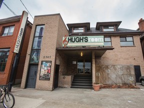 Music club, Hugh's Room, at 261 Dundas St W, closed over the weekend in Toronto, Ont. on Monday January 9, 2017. (Ernest Doroszuk/Toronto Sun)