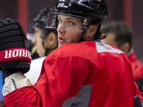 Ottawa Senator Bobby Ryan during team practice at the CTC on Monday February 13, 2017. Errol McGihon/Postmedia