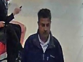 A man sought in an alleged sex assault Dec. 6, 2016 at the Scarborough Town Centre.