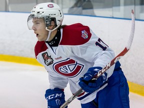 Kingston Voyageurs forward Josh Leblanc assisted on four goals as the Vees downed the Trenton Golden Hawks 6-1 in an Ontario Junior Hockey League game on Thursday night at the Invista Centre.