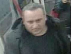 A man sought in an alleged sex assault Jan. 31 on a southbound TTC subway.