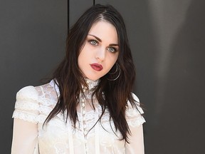 Frances Bean Cobain attends the Marc Jacobs Fall 2017 Show at Park Avenue Armory on Feb. 16, 2017 in New York City.  (Jamie McCarthy/Getty Images for Marc Jacobs)