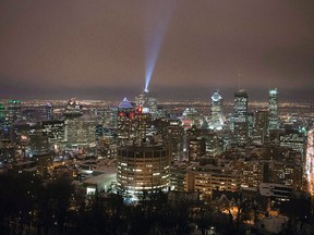 The downtown skyline is seen Wednesday, February 18, 2015 in Montreal. Montreal city council passed a motion on Monday making it the latest Canadian jurisdiction to declare itself a "sanctuary city." THE CANADIAN PRESS/Ryan Remiorz