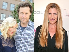 Tori Spelling and Dean McDermott (left) and Mary Jo Eustace (right). (Getty Images)