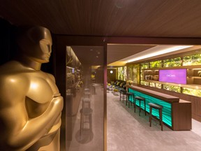 An Oscar Statue inside The Oscars Greenroom, Designed By Rolex at The Ray Dolby Ballroom at Hollywood & Highland Center on February 22, 2017 in Hollywood, California. (Photo by Christopher Polk/Getty Images)