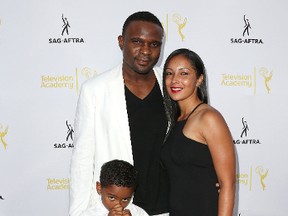 Actor Darius McCrary, his wife Tammy Brawner and his son attend the Television Academy and SAG-AFTRA Presents Dynamic & Diverse: A 66th Emmy Awards Celebration of Diversity at the Leonard H. Goldenson Theatre on August 12, 2014 in North Hollywood, California. (Photo by Frederick M. Brown/Getty Images)
