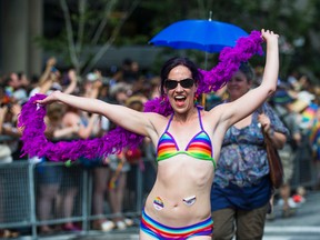Toronto's Pride parade held in downtown Toronto on Sunday July 3, 2016. (Ernest Doroszuk/Postmedia Network)