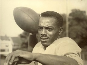 Bernie Custis, pro football's first black quarterback, died Thursday. He was 88. Custis is seen in this undated handout image. (THE CANADIAN PRESS/HO-Hamilton Tiger Cats)