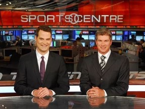 Dan O'Toole (right) and his TSN SportsCentre co-host Jay Onrait joined Fox Sports One in August 2013 after 10 years with TSN.