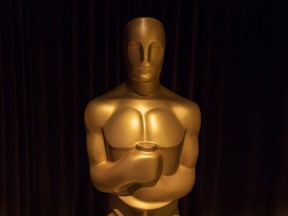 An Oscar Statue inside The Oscars Greenroom, Designed By Rolex at The Ray Dolby Ballroom at Hollywood & Highland Center on February 22, 2017 in Hollywood, California. (Photo by Christopher Polk/Getty Images)
