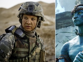 James Cameron’s "Avatar," right, lost to Kathryn Bigelow’s "The Hurt Locker" in the Best Picture category at the 2010 Academy Awards. (Handout photos)