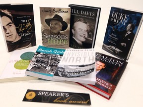 Eight books short-listed for the Ontario Speaker’s Book Award. (Dave Abel/Toronto Sun)