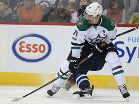 Stars forward Patrick Sharp would fit in well with the Senators. (Postmedia Network/photo)